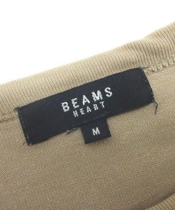 G■ビームス/BEAMS ロンT カットソー/コットン【M】ベージュ/men's/98【中古】■