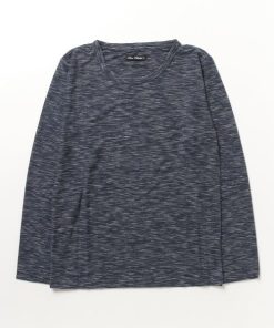STYLEBLOCK tシャツ リップル引き揃えMIXカラー杢クルーネックロンT メンズ レディース