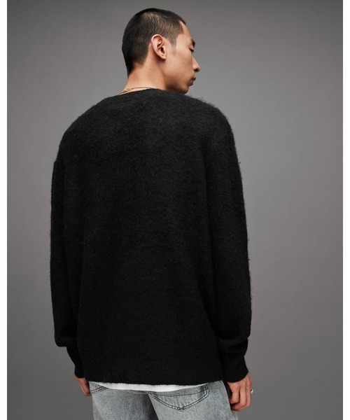 ALLSAINTS セーター ニット WILDER JACQUARD OVERSIZED CREW JUMPER | ジャカード オーバーサイズ クルー ニ - 画像 (5)