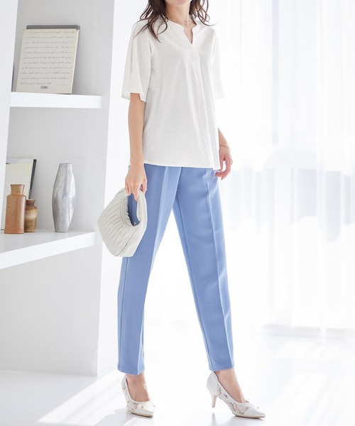 alotta tシャツ スキッパータック袖ブラウスカットソー レディース - 画像 (8)