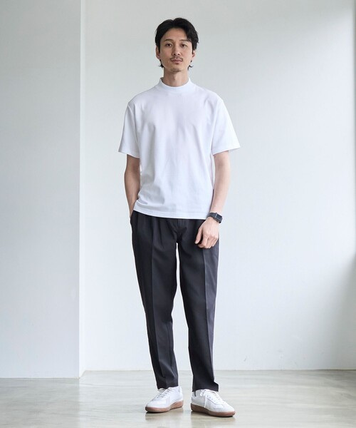 coen tシャツ 「RONEL」PLATINGジャケットネックTシャツ メンズ - 画像 (7)