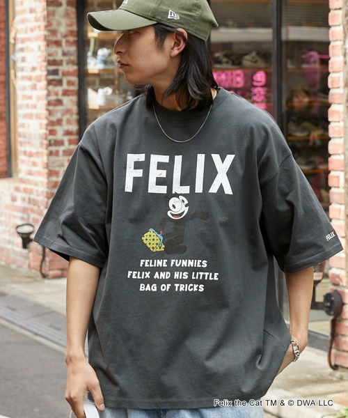 MONO-MART tシャツ 「FELIX & CASPER Woody Woodpecker」別注 ヴィンテージライクデザイン ビッグシルエット半袖Tシャツ/フェリ - 画像 (6)