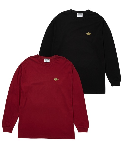 DOUBLE STEAL tシャツ ダイヤ刺繍 長袖Tシャツ メンズ レディース - 画像 (4)