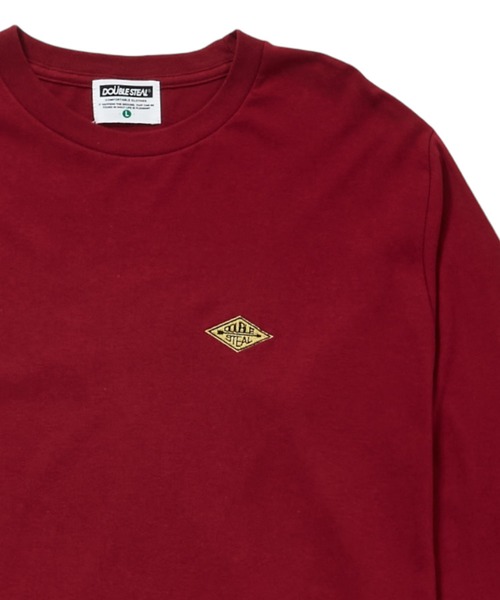 DOUBLE STEAL tシャツ ダイヤ刺繍 長袖Tシャツ メンズ レディース - 画像 (5)