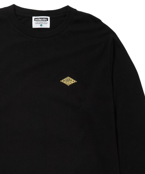 DOUBLE STEAL tシャツ ダイヤ刺繍 長袖Tシャツ メンズ レディース - 画像 (6)