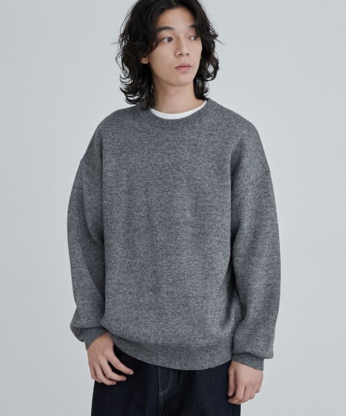coen セーター ニット メランジクルーネックニット メンズ - 画像 (2)