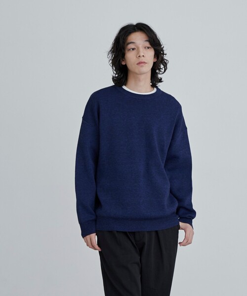 coen セーター ニット メランジクルーネックニット メンズ - 画像 (7)