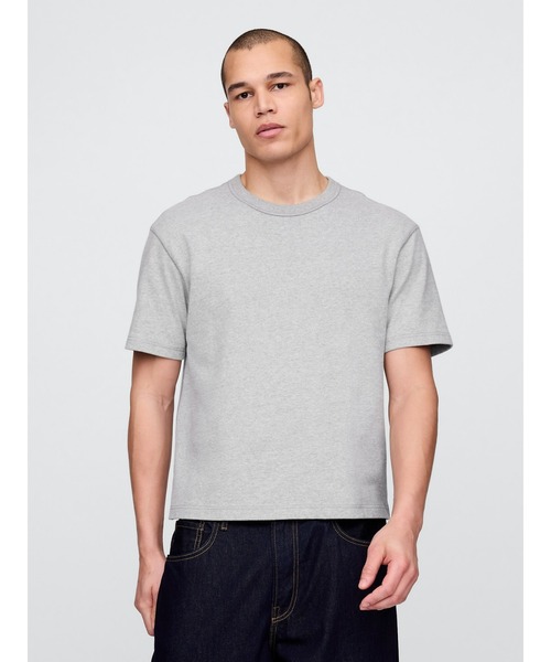 GAP tシャツ ヘビーウェイト クロップドTシャツ 半袖 (ユニセックス) メンズ レディース - 画像 (5)