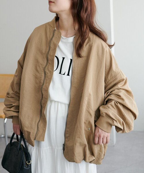 Discoat ブルゾン アウター 「新色追加!/ユニセックス」ライトメモリーボンバーブルゾン「WEB限定」 レディース メンズ - 画像 (4)