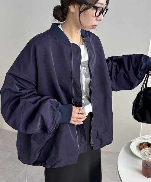 Discoat ブルゾン アウター 「新色追加!/ユニセックス」ライトメモリーボンバーブルゾン「WEB限定」 レディース メンズ - 画像 (6)