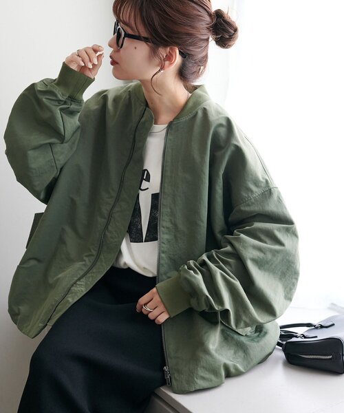 Discoat ブルゾン アウター 「新色追加!/ユニセックス」ライトメモリーボンバーブルゾン「WEB限定」 レディース メンズ - 画像 (5)