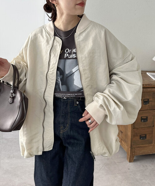 Discoat ブルゾン アウター 「新色追加!/ユニセックス」ライトメモリーボンバーブルゾン「WEB限定」 レディース メンズ - 画像 (2)