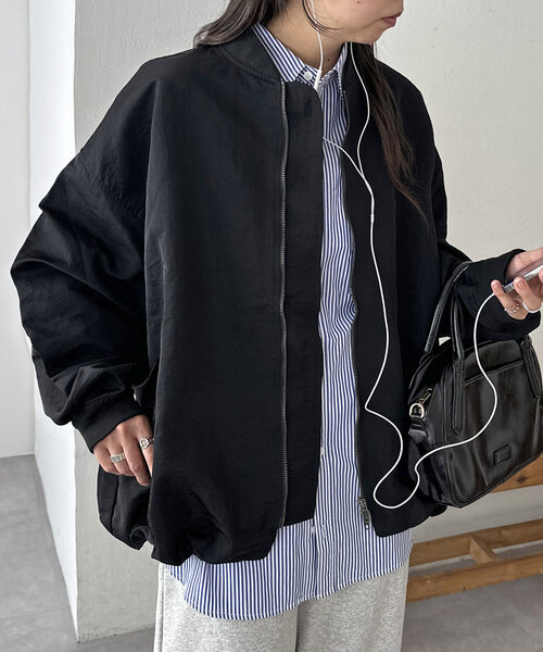 Discoat ブルゾン アウター 「新色追加!/ユニセックス」ライトメモリーボンバーブルゾン「WEB限定」 レディース メンズ - 画像 (3)