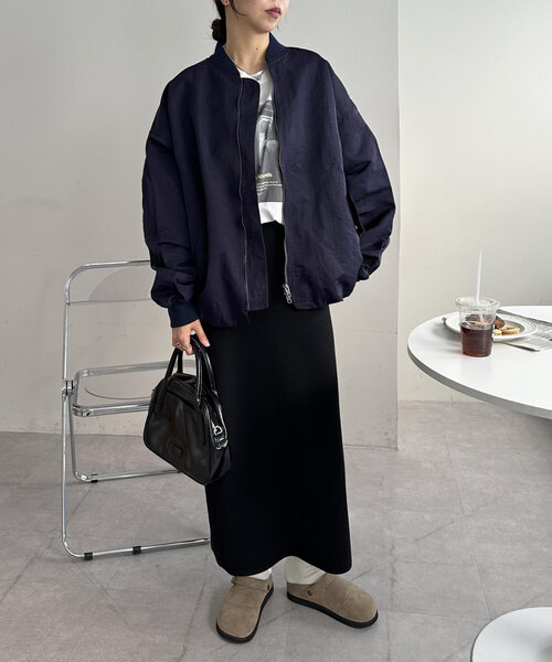 Discoat ブルゾン アウター 「新色追加!/ユニセックス」ライトメモリーボンバーブルゾン「WEB限定」 レディース メンズ - 画像 (8)