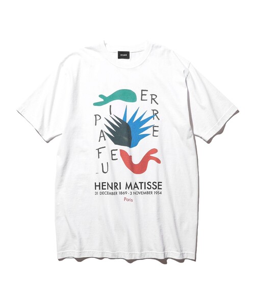 BEAMS tシャツ Henri Matisse Print-T-Shirt(2) メンズ レディース - 画像 (2)