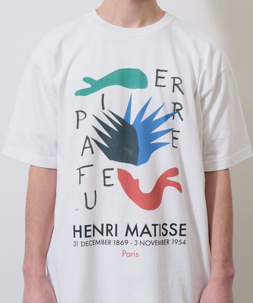 BEAMS tシャツ Henri Matisse Print-T-Shirt(2) メンズ レディース - 画像 (9)