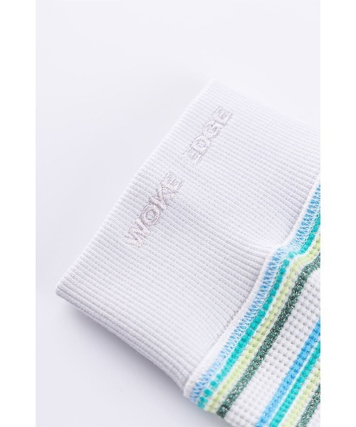 WOKE EDGE tシャツ ティーシャツ|Glit Border Thermal|WOKE メンズ - 画像 (5)