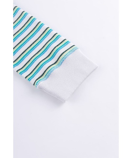 WOKE EDGE tシャツ ティーシャツ|Glit Border Thermal|WOKE メンズ - 画像 (6)