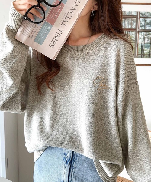 classicalelf 「classicalelf」 長袖ニット X-LARGE ベージュ レディース - 画像 (2)