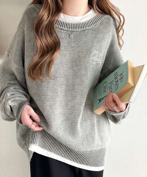 classicalelf 「classicalelf」 長袖ニット X-LARGE ベージュ レディース - 画像 (4)