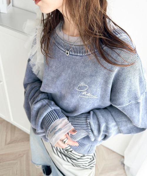 classicalelf 「classicalelf」 長袖ニット X-LARGE ベージュ レディース - 画像 (6)