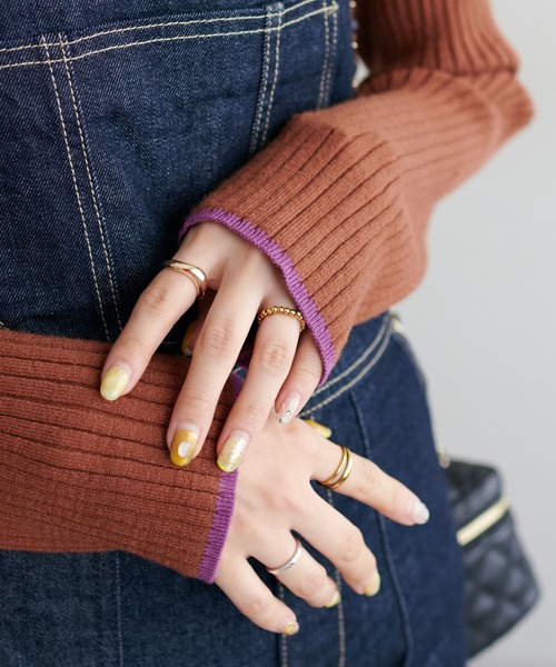 Discoat 「DISCOAT」 長袖ニット MEDIUM ピンク レディース - 画像 (8)