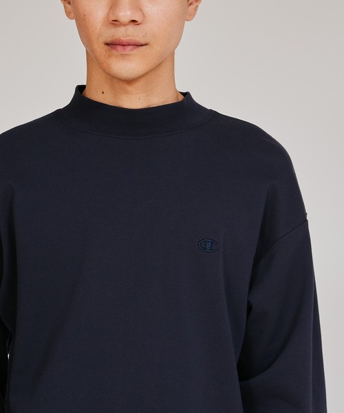 Champion tシャツ 「Champion/チャンピオン」メンズ ベーシック モックネックロングスリーブTシャツ メンズ - 画像 (7)