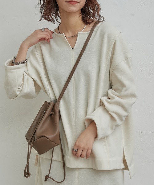 CIAOPANIC TYPY 「CIAOPANIC TYPY」 長袖カットソー ONE SIZE グレー レディース - 画像 (2)