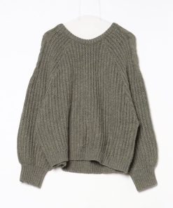 Java 「Java」 長袖ニット LARGE グリーン レディース