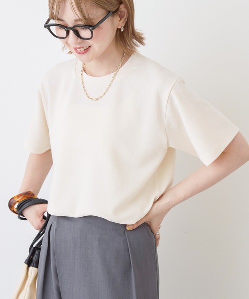 AMERICAN HOLIC tシャツ ジョーゼット半袖プルオーバー レディース - 画像 (2)