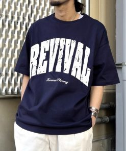 DOUBLE STEAL tシャツ REVIVAL 発泡PTビッグシルエットTシャツ メンズ レディース