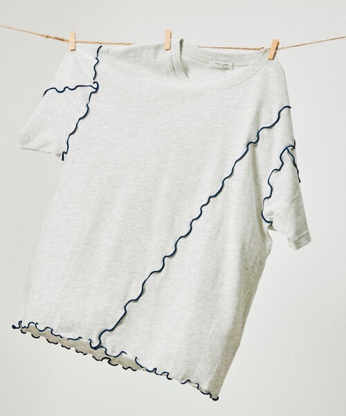 FREAK'S STORE 「FREAK'S STORE」 半袖Tシャツ フリ- ライトグレー レディース