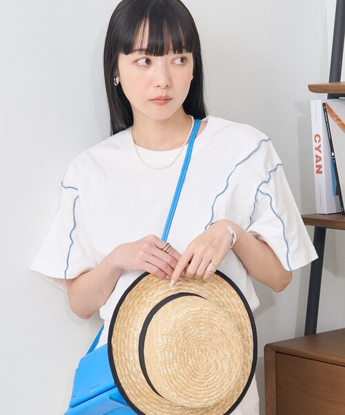 FREAK'S STORE 「FREAK'S STORE」 半袖Tシャツ フリ- ライトグレー レディース - 画像 (8)