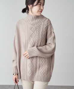 CIAOPANIC TYPY 「CIAOPANIC TYPY」 長袖ニット ONE SIZE ブラウン レディース