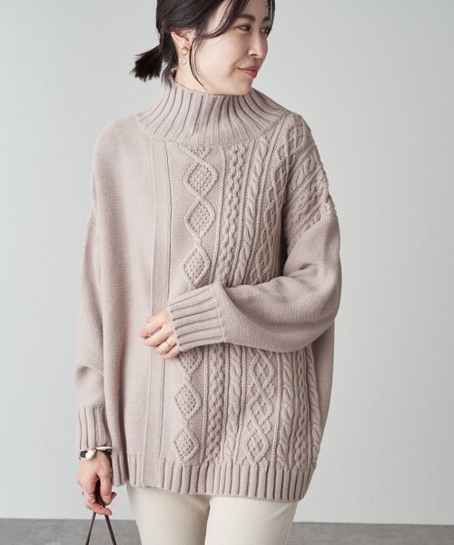 CIAOPANIC TYPY 「CIAOPANIC TYPY」 長袖ニット ONE SIZE ブラウン レディース