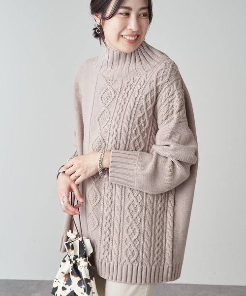 CIAOPANIC TYPY 「CIAOPANIC TYPY」 長袖ニット ONE SIZE ブラウン レディース - 画像 (2)