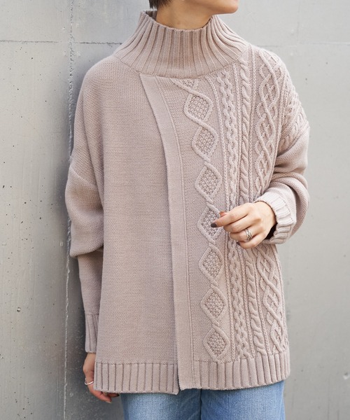 CIAOPANIC TYPY 「CIAOPANIC TYPY」 長袖ニット ONE SIZE ブラウン レディース - 画像 (3)