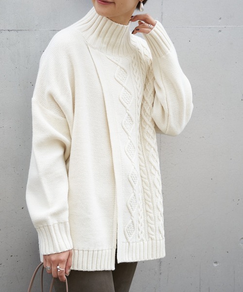 CIAOPANIC TYPY 「CIAOPANIC TYPY」 長袖ニット ONE SIZE ブラウン レディース - 画像 (5)