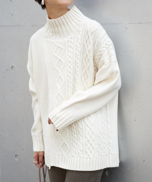 CIAOPANIC TYPY 「CIAOPANIC TYPY」 長袖ニット ONE SIZE ブラウン レディース - 画像 (6)