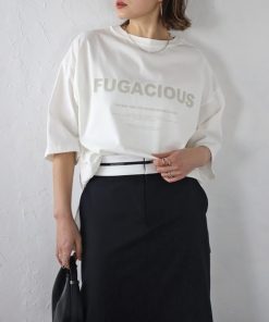 Bonjour Sagan 「Bonjour Sagan」 「HUNCH」半袖Tシャツ FREE オフホワイト レディース