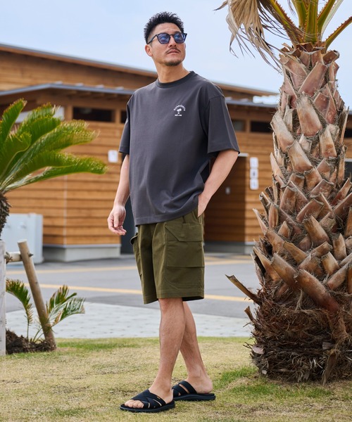 Sunny Smith tシャツ ヤシの木アーチロゴワンポイント刺繍Tシャツ メンズ レディース - 画像 (8)