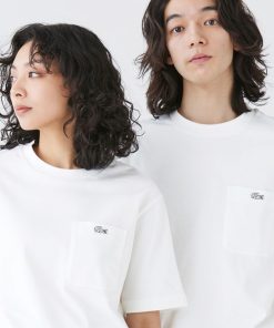 LACOSTE 「LACOSTE」 半袖Tシャツ 6 ホワイト メンズ
