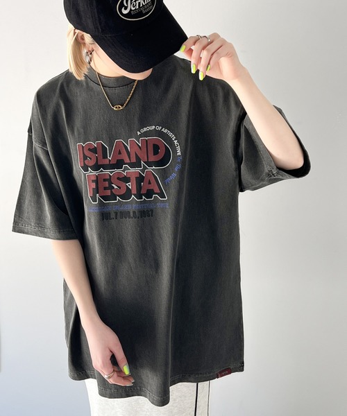 Java 「Java」 半袖Tシャツ SMALL ブルー レディース - 画像 (4)