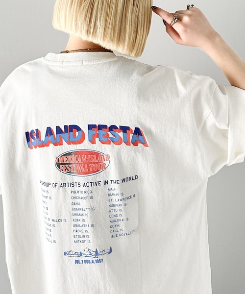 Java 「Java」 半袖Tシャツ SMALL ブルー レディース - 画像 (6)