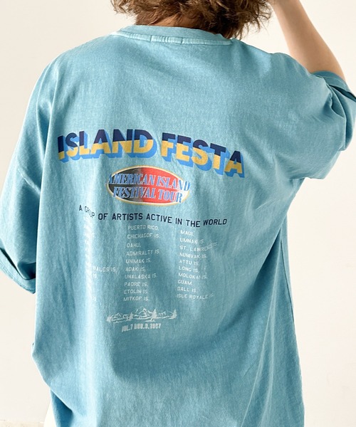 Java 「Java」 半袖Tシャツ SMALL ブルー レディース - 画像 (8)