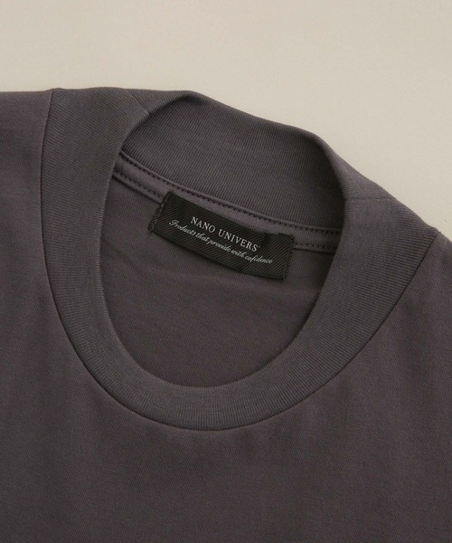 NANO universe 「NANO universe」 半袖Tシャツ L ブラック メンズ - 画像 (6)
