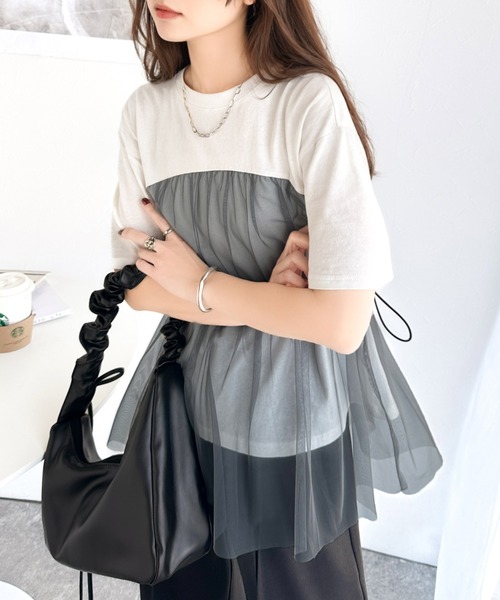 classicalelf 「classicalelf」 半袖カットソー X-LARGE ブラック レディース - 画像 (2)