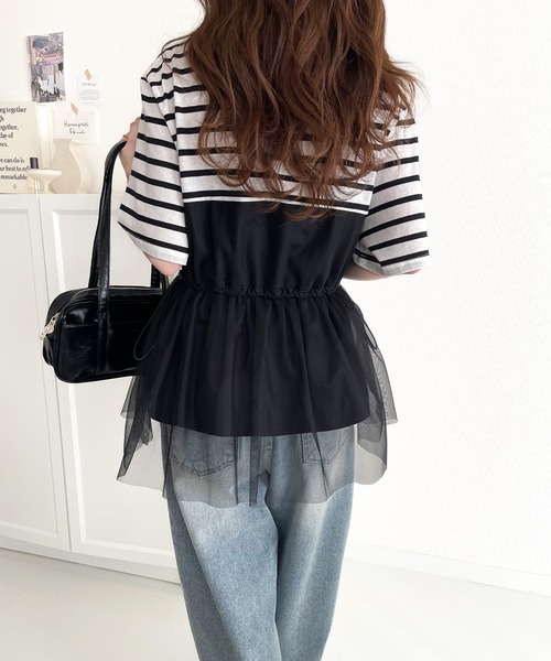 classicalelf 「classicalelf」 半袖カットソー X-LARGE ブラック レディース - 画像 (4)