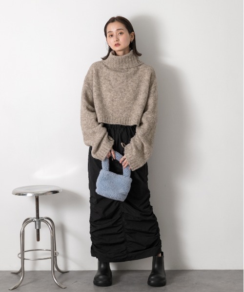 ad thie 「ad thie」 長袖ニット FREE チャコール レディース - 画像 (2)