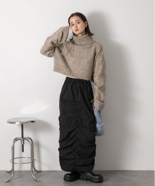 ad thie 「ad thie」 長袖ニット FREE チャコール レディース - 画像 (3)